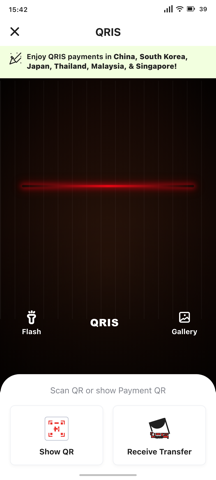 QR scan screen preview